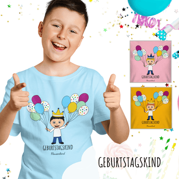 "Geburtstagskind", Kinder 3 bis 10 Jahre, T-Shirt, Jungen, 18 Varianten