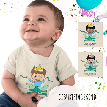 "Geburtstagskind", Kleinkinder, T-Shirt, Jungen, 6 Varianten
