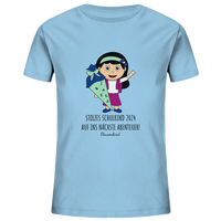 "Stolzes Schulkind 2024", T-Shirt für Mädchen zur Einschulung, 18 Varianten