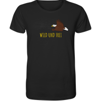 "wild und frei", Herrenshirt, 4 Varianten