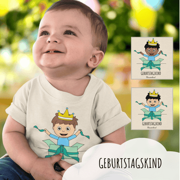 "Geburtstagskind", Kleinkinder, T-Shirt, Jungen, 6 Varianten