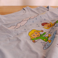 "Komm', lass' uns im Regen tanzen!", T-Shirt für Kinder 3-12 Jahre