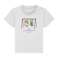 "Komm', lass' uns bis zum Himmel fliegen!", T-Shirt für Kleinkinder 1-3 Jahre, 2 Varianten
