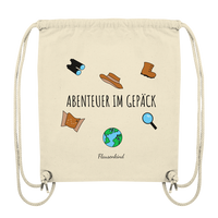 "Abenteuer im Gepäck", Turnbeutel für Kinder und Erwachsene