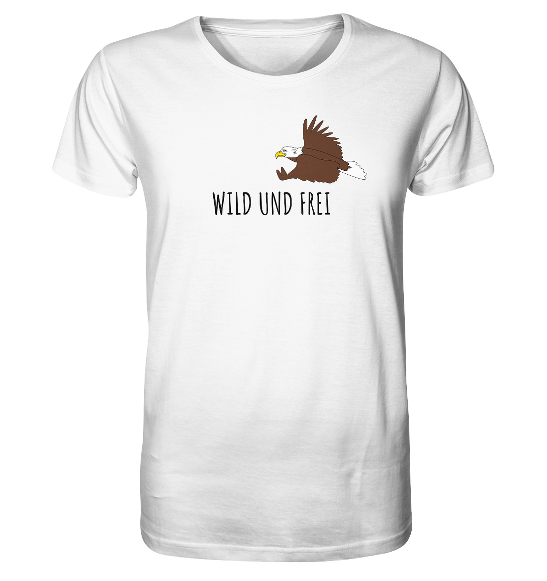 "wild und frei", Herrenshirt, 3 Varianten