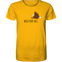 "wild und frei", Herrenshirt, 3 Varianten