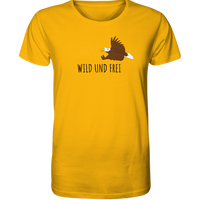 "wild und frei", Herrenshirt, 4 Varianten
