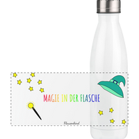 "Magie in der Flasche", Trinkflasche Edelstahl für Kinder