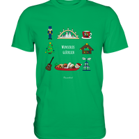 "wunschlos glücklich", Weihnachtsshirt für Herren, 3 Varianten