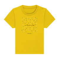 "Flausen im Kopf" mit Punkten, T-Shirt für 0-3 Jahre, 4 Varianten